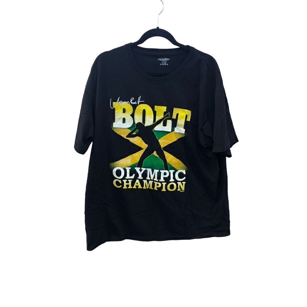 Usain Bolt T Shirt Olympic Champion T-shirt Size Extra Large (XL)
